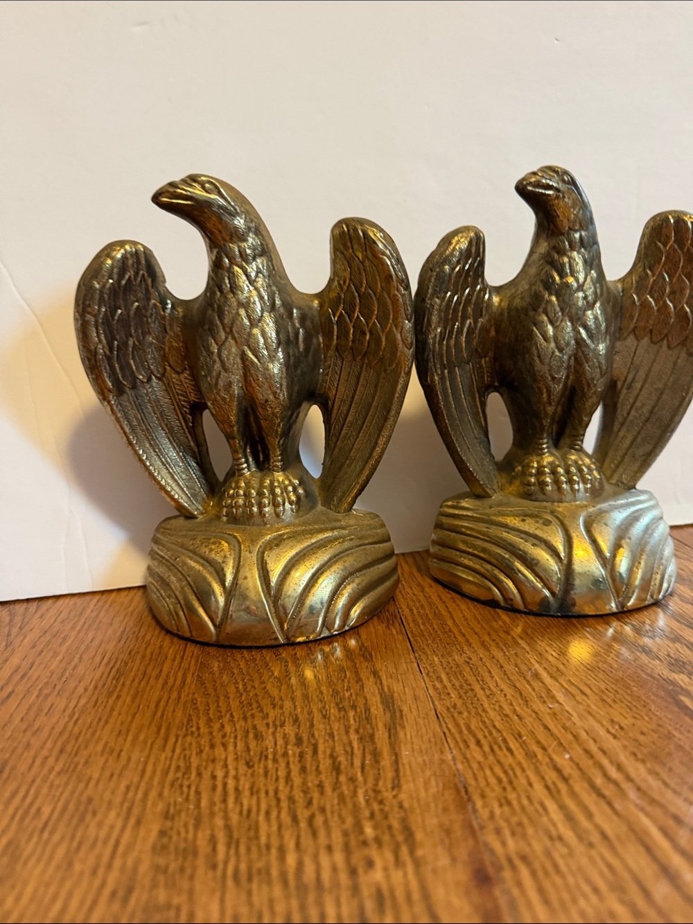 Pair of Brass Eagle Bookends - VINTAGE - Picture 2 of 5